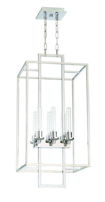 Craftmade 41536-CH Six Light Foyer Pendant, Chrome
