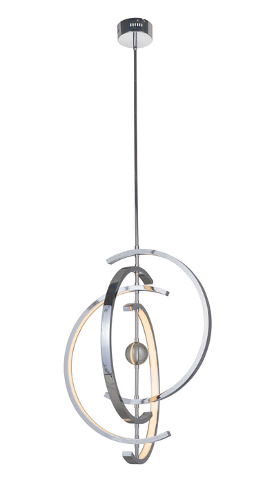 Craftmade 42722-CH-LED LED Pendant, Chrome