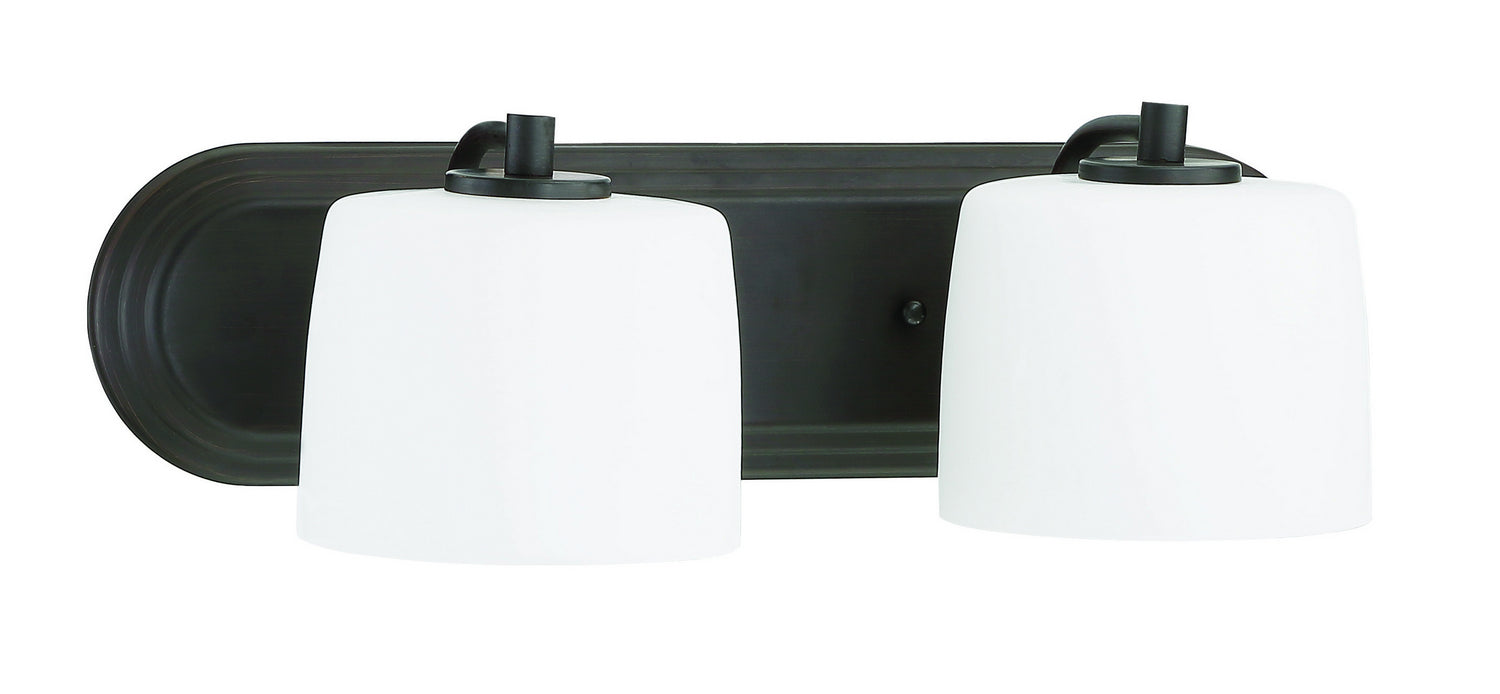 Craftmade 43502-ABZ Two Light Vanity, Aged Bronze Brushed