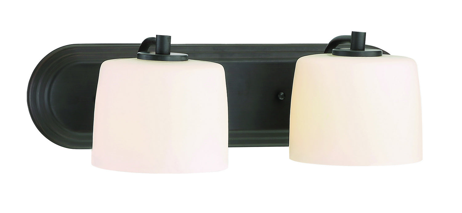 Craftmade 43502-ABZ Two Light Vanity, Aged Bronze Brushed