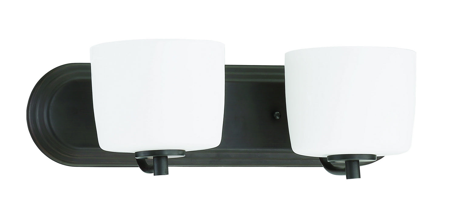 Craftmade 43502-ABZ Two Light Vanity, Aged Bronze Brushed