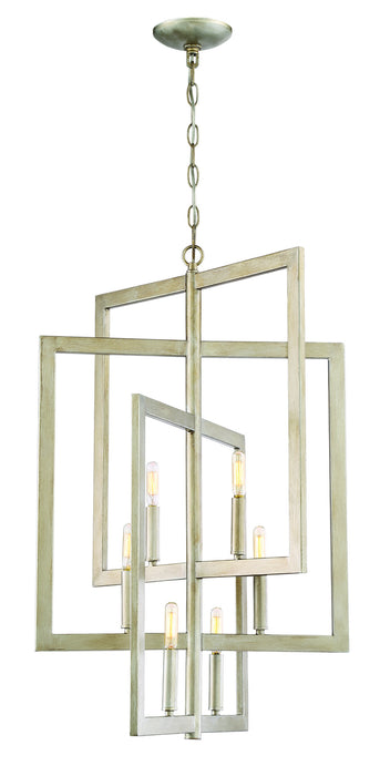 Craftmade 44936-GT Six Light Foyer Pendant, Gold Twilight