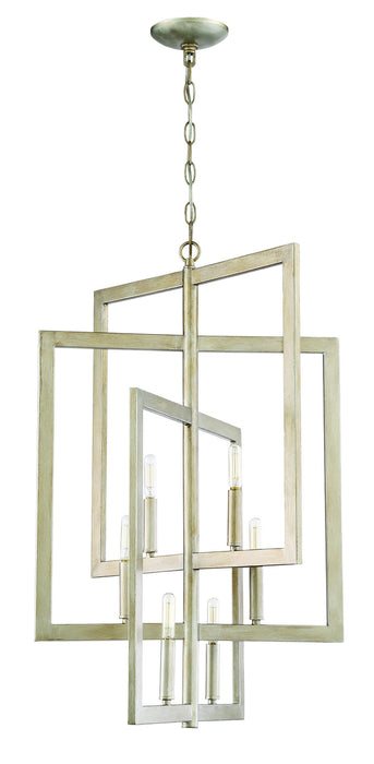 Craftmade 44936-GT Six Light Foyer Pendant, Gold Twilight
