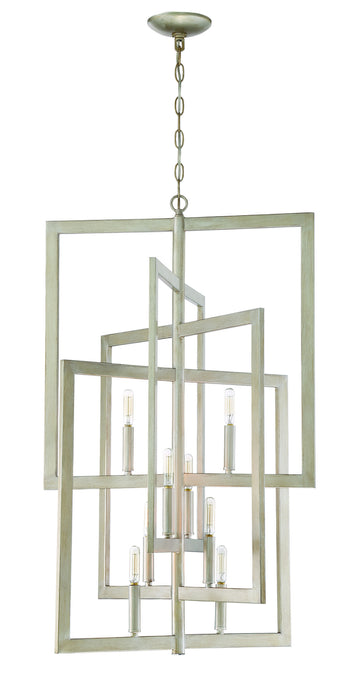 Craftmade 44938-GT Eight Light Foyer Pendant, Gold Twilight