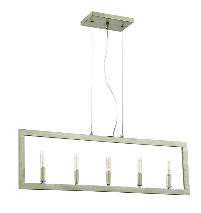 Craftmade 44975-GT Five Light Island Pendant, Gold Twilight
