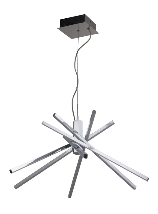 Craftmade 45726-CH-LED LED Chandelier, Chrome