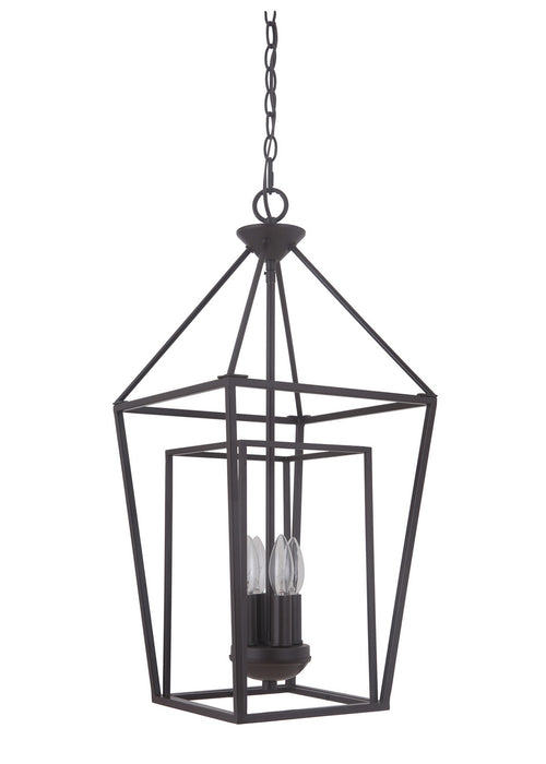 Craftmade 45834-OB Four Light Foyer Pendant, Oiled Bronze