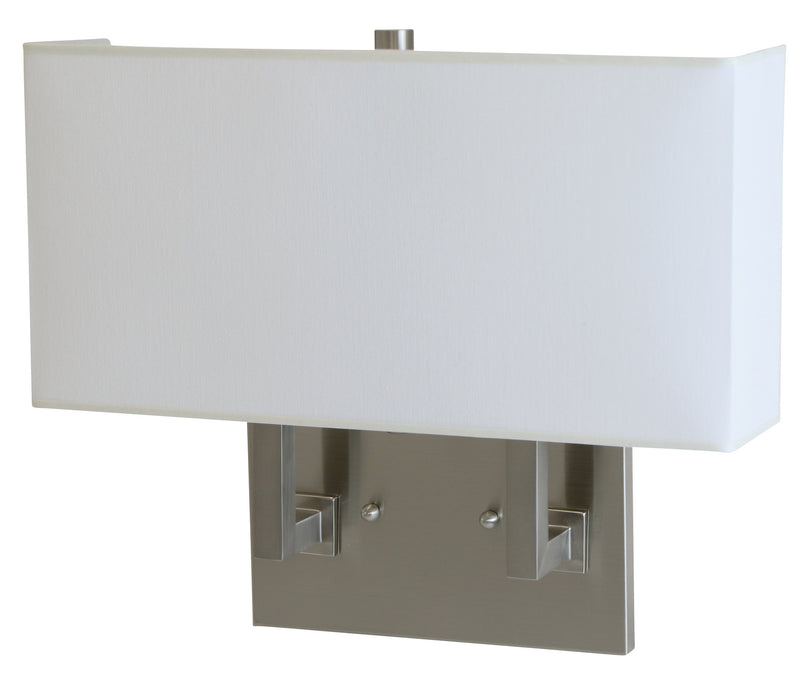 House of Troy WL632-SN Two Light Wall Sconce, Satin Nickel