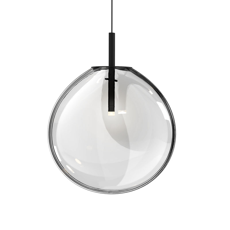 Sonneman 2990.25C-LRG LED Pendant, Satin Black