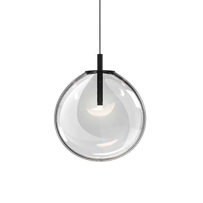 Sonneman 2990.25C-MED LED Pendant, Satin Black