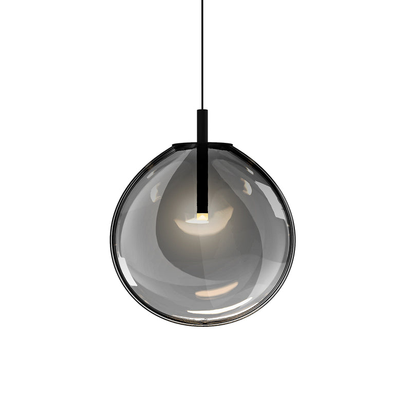 Sonneman 2990.25K-MED LED Pendant, Satin Black