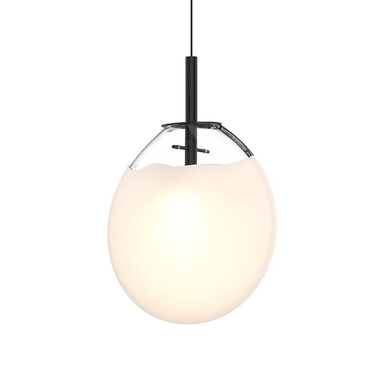 Sonneman 2990.25W-MED LED Pendant, Satin Black