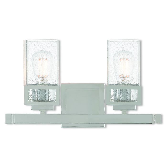 Livex Lighting 10152-05 Two Light Bath Vanity, Polished Chrome