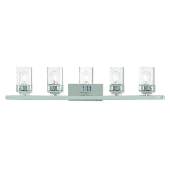 Livex Lighting 10155-05 Five Light Bath Vanity, Polished Chrome