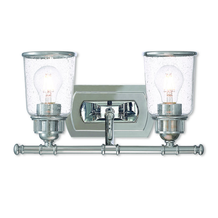 Livex Lighting 10512-05 Two Light Bath Vanity, Polished Chrome