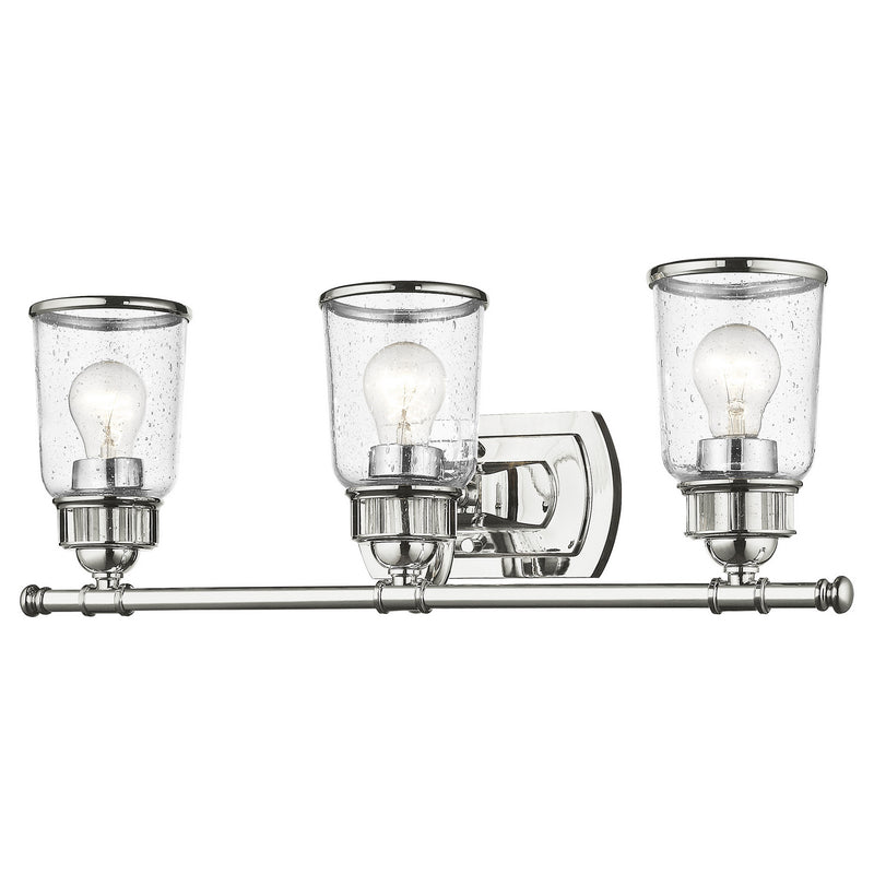 Livex Lighting 10513-05 Three Light Bath Vanity, Polished Chrome