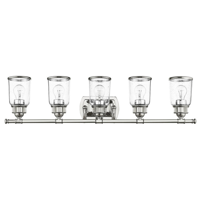 Livex Lighting 10515-05 Five Light Bath Vanity, Polished Chrome
