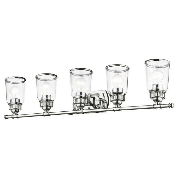 Livex Lighting 10515-05 Five Light Bath Vanity, Polished Chrome