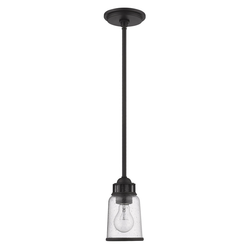 Livex Lighting 40021-07 One Light Mini Pendant, Bronze
