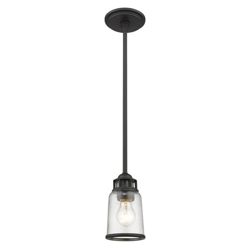 Livex Lighting 40021-07 One Light Mini Pendant, Bronze