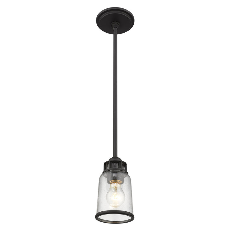 Livex Lighting 40021-07 One Light Mini Pendant, Bronze