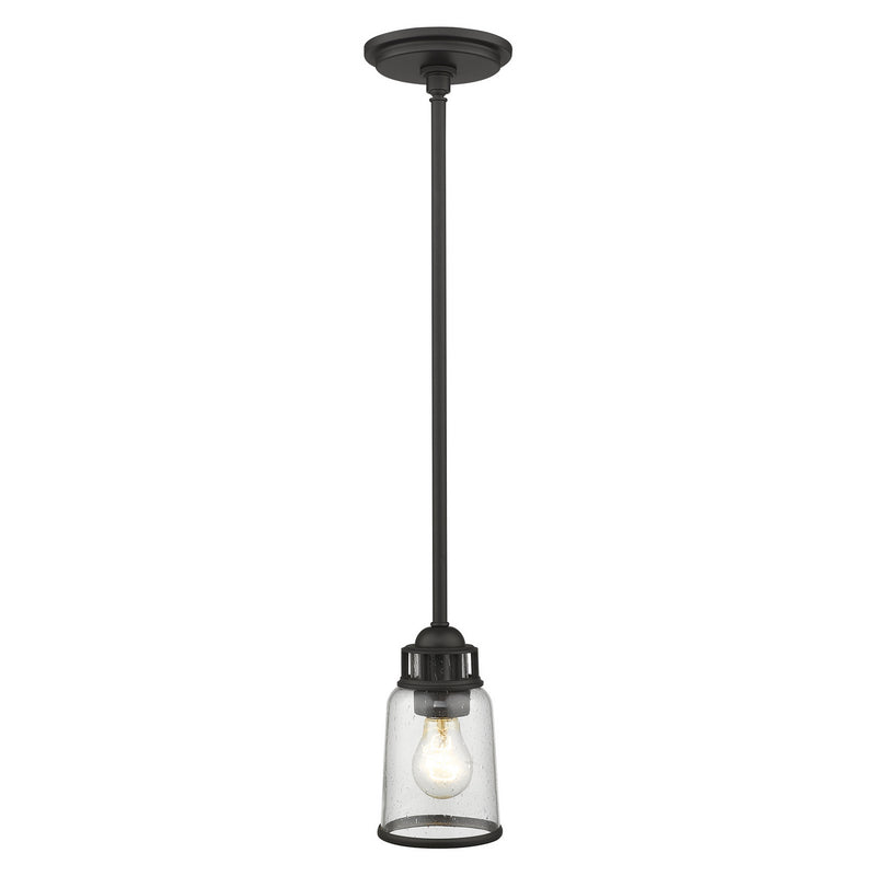 Livex Lighting 40021-07 One Light Mini Pendant, Bronze