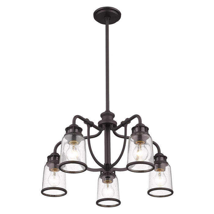 Livex Lighting 40025-07 Five Light Chandelier, Bronze