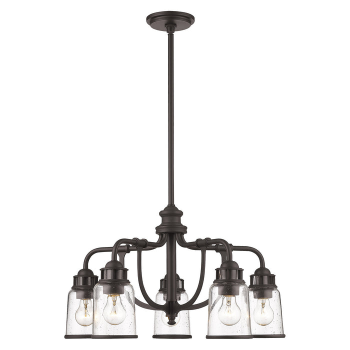 Livex Lighting 40025-07 Five Light Chandelier, Bronze