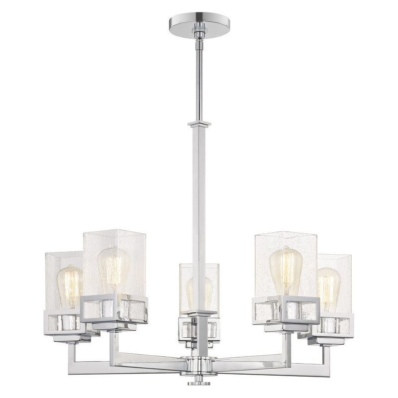 Livex Lighting 40595-05 Five Light Chandelier, Polished Chrome