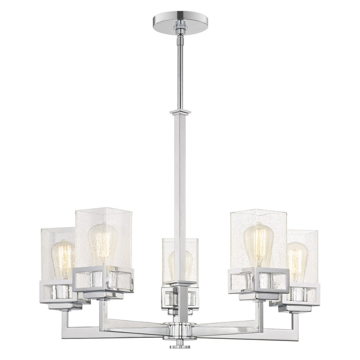 Livex Lighting 40595-05 Five Light Chandelier, Polished Chrome
