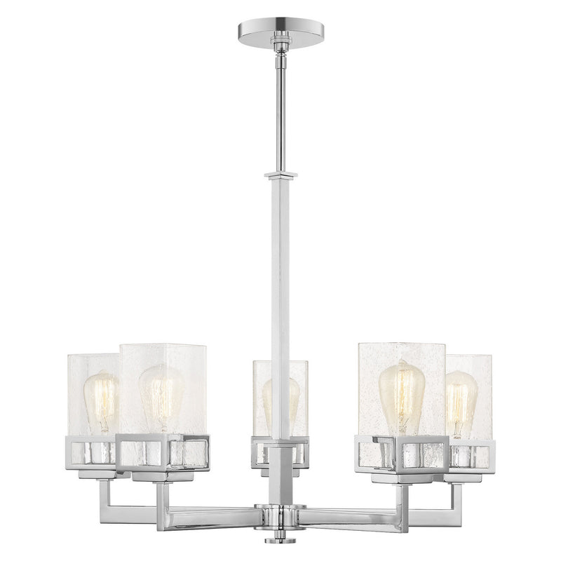 Livex Lighting 40595-05 Five Light Chandelier, Polished Chrome