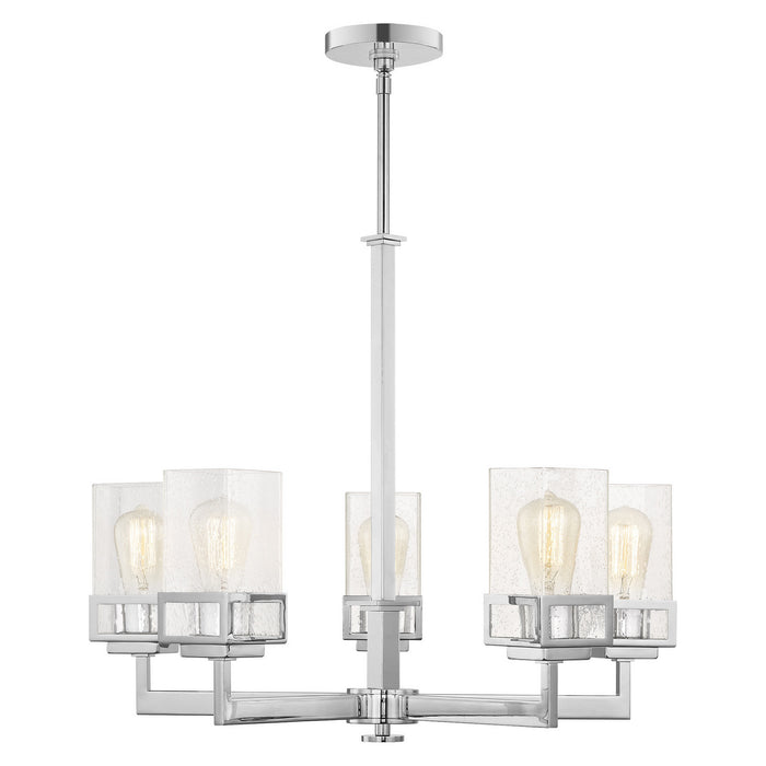 Livex Lighting 40595-05 Five Light Chandelier, Polished Chrome
