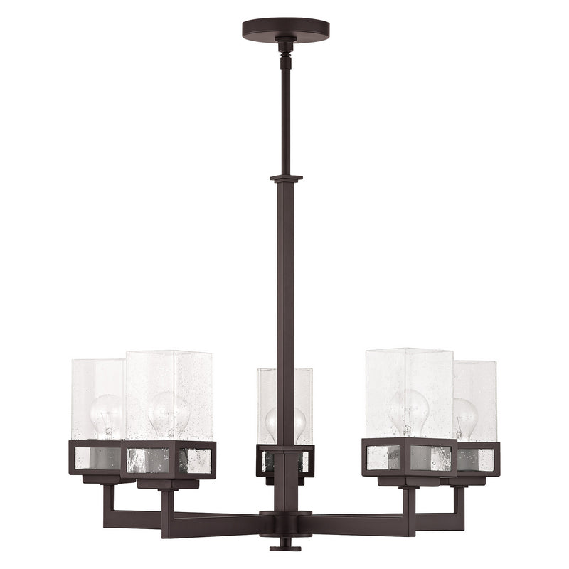 Livex Lighting 40595-07 Five Light Chandelier, Bronze