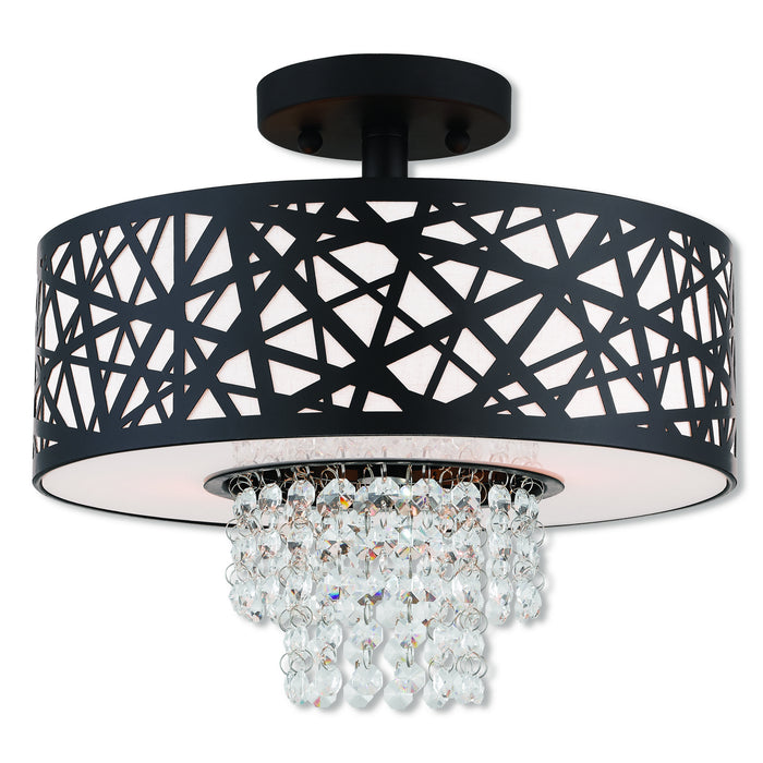 Livex Lighting 40662-07 Two Light Ceiling Mount, Bronze