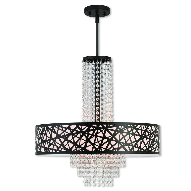 Livex Lighting 40666-07 Five Light Pendant, Bronze
