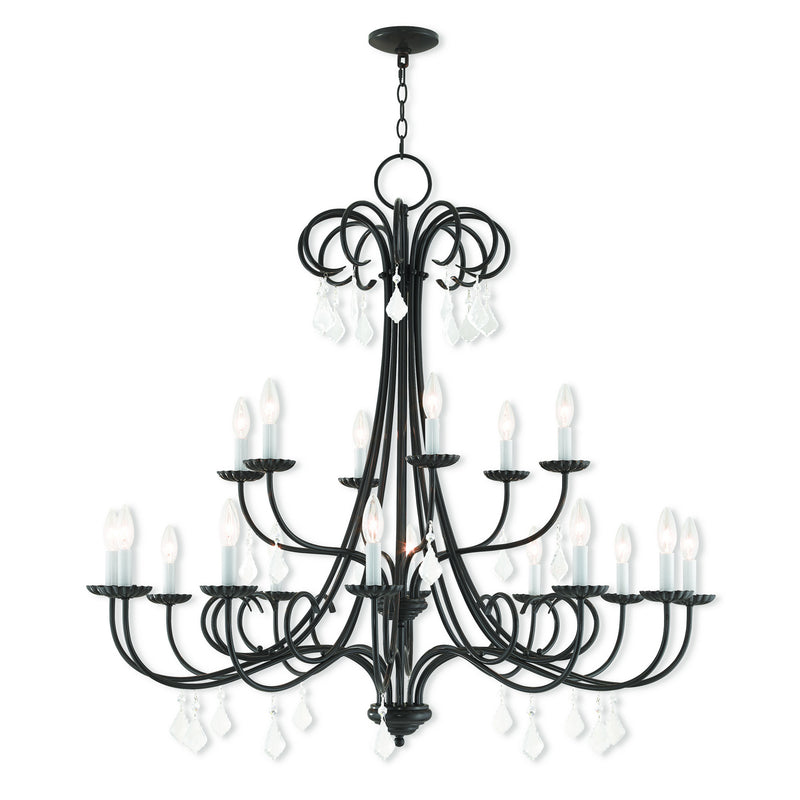 Livex Lighting 40870-92 18 Light Foyer Chandelier, English Bronze