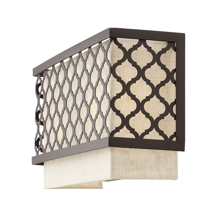 Livex Lighting 41110-92 Two Light Wall Sconce, English Bronze