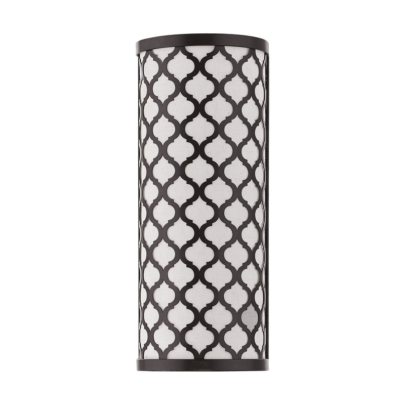 Livex Lighting 41114-92 One Light Wall Sconce, English Bronze