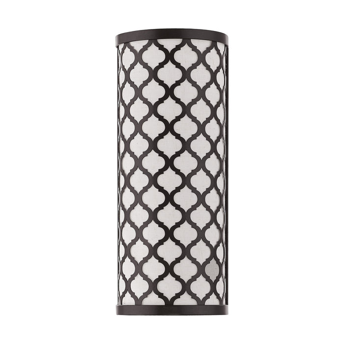 Livex Lighting 41114-92 One Light Wall Sconce, English Bronze