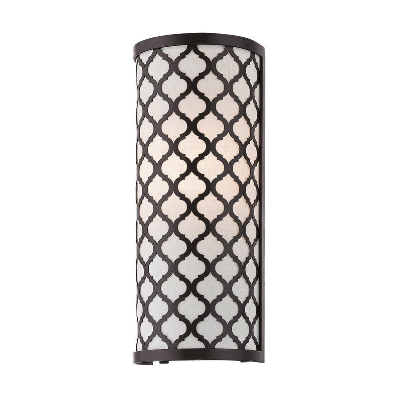Livex Lighting 41114-92 One Light Wall Sconce, English Bronze