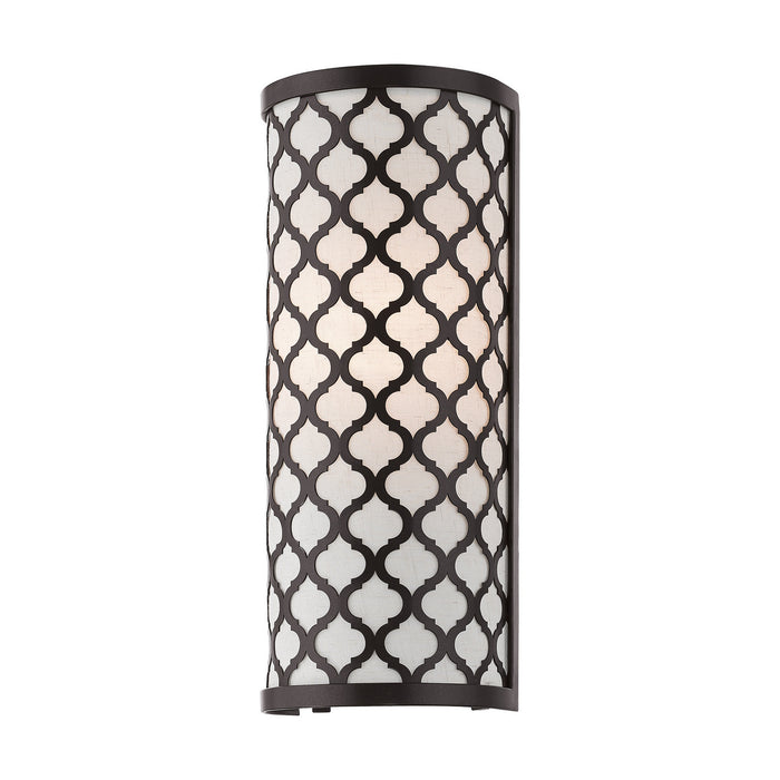 Livex Lighting 41114-92 One Light Wall Sconce, English Bronze