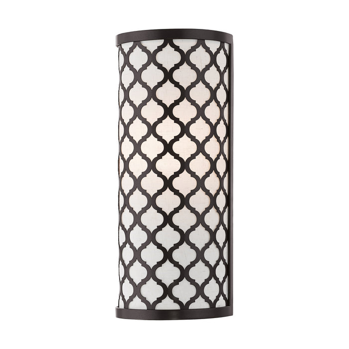 Livex Lighting 41114-92 One Light Wall Sconce, English Bronze