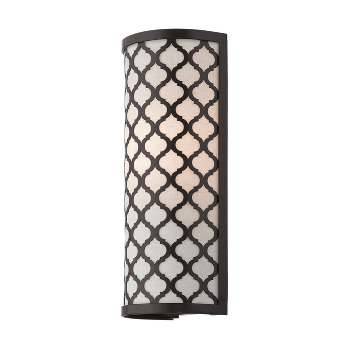 Livex Lighting 41114-92 One Light Wall Sconce, English Bronze