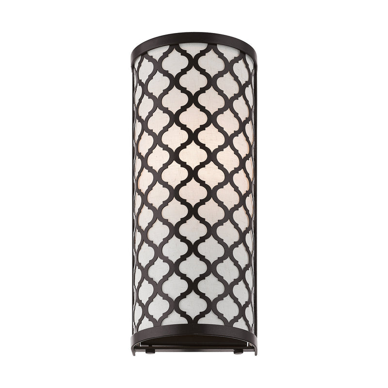 Livex Lighting 41114-92 One Light Wall Sconce, English Bronze