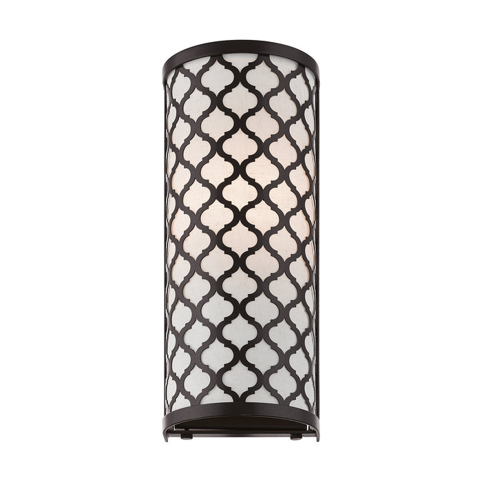 Livex Lighting 41114-92 One Light Wall Sconce, English Bronze