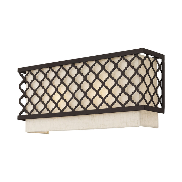Livex Lighting 41119-92 Two Light Wall Sconce, English Bronze