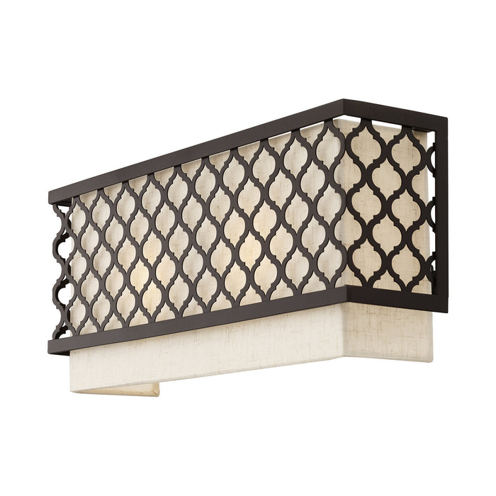 Livex Lighting 41119-92 Two Light Wall Sconce, English Bronze