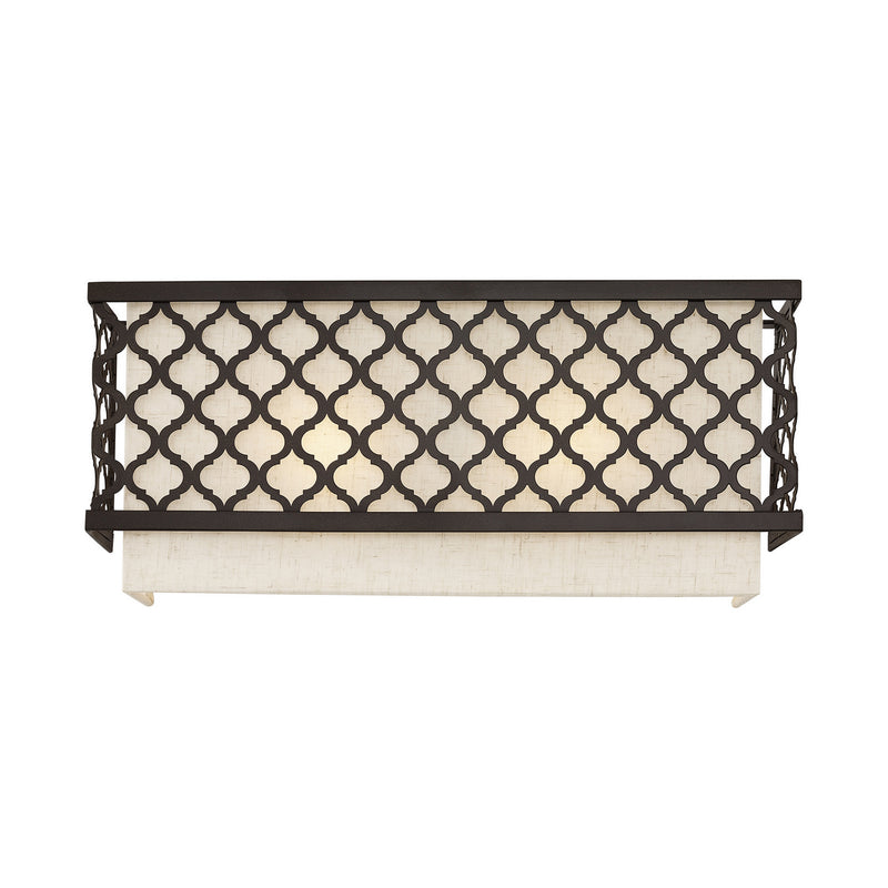 Livex Lighting 41119-92 Two Light Wall Sconce, English Bronze
