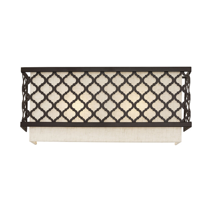 Livex Lighting 41119-92 Two Light Wall Sconce, English Bronze