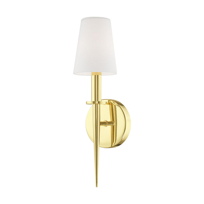 Livex Lighting 41692-02 One Light Wall Sconce, Polished Brass